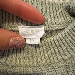 Jamie Kay Women's Light Green Turtleneck Sweater